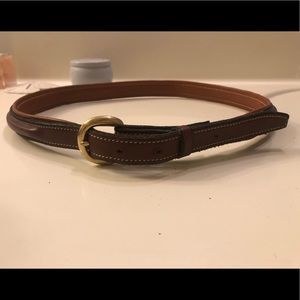 Equestrian bridle leather belt size S